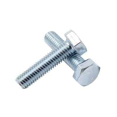 4.8级镀锌外六角螺栓 半牙全牙镀锌螺丝 gb30螺栓 厂家销售图3