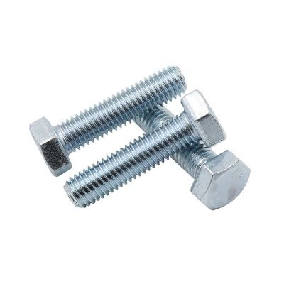 4.8级镀锌外六角螺栓 半牙全牙镀锌螺丝 gb30螺栓 厂家销售图4