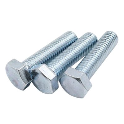 4.8级镀锌外六角螺栓 半牙全牙镀锌螺丝 gb30螺栓 厂家销售图5