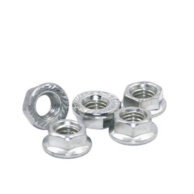 现货花齿法兰母防松螺母m4m5m6-m24规格齐全量大优惠镀锌法兰螺母图5