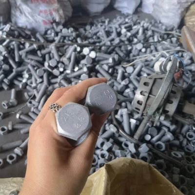 现货M8—m24高强度螺丝 8.8级热镀锌外六角螺栓光伏螺栓 量大优惠图2