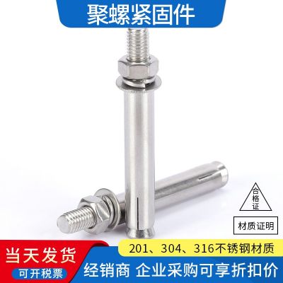 M6-M20厂家现货批发304 201不锈钢外膨胀螺栓加长拉爆膨胀螺丝8厘图2