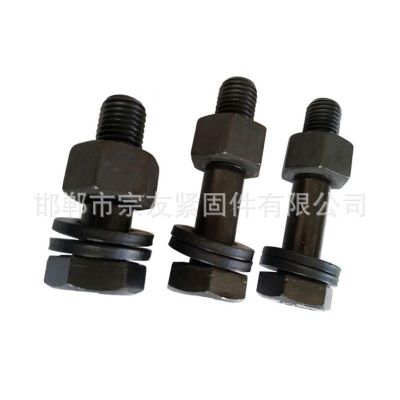 六角螺栓8.8/10.9高强度发黑扭剪螺栓全牙半牙钢结构大六角螺丝图2