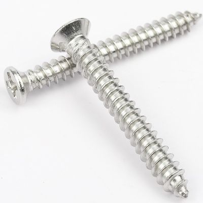 304不锈钢平头自攻螺丝十字沉头自攻螺钉KA螺丝钉批发M3/M4/M5/ M6图3