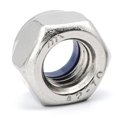 304不锈钢尼龙防松螺母镀锌锁紧螺母防脱自锁螺母放松螺母M2.5/M8图2