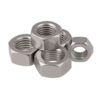 304/201不锈钢外六角螺母螺栓螺帽镀锌螺丝帽M3/M4M5M12M16DI N934图2