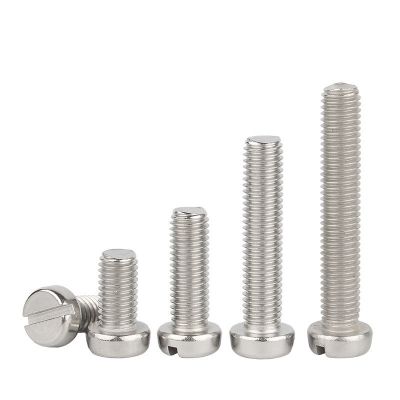 一字槽圆柱头机螺钉 304不锈钢GB65开槽圆柱头 所有规格 现货供应图2