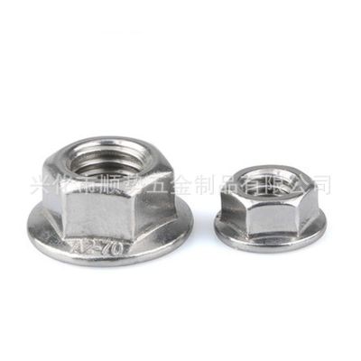 304不锈钢法兰螺母 防滑花齿 DIN6923图4