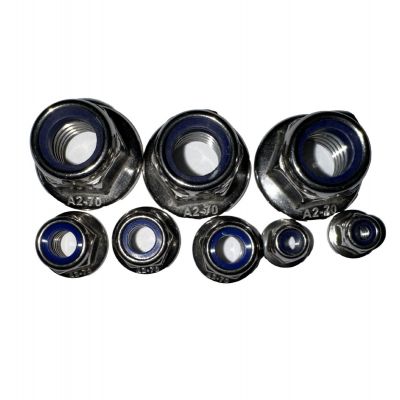 304不锈钢法兰螺母六角法兰螺母自锁螺母M3/M4/M5/M6/M8/M10/M12图3