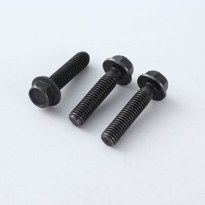 10.9级GB5780-86发黑M5高强度六角法兰螺栓可镀锌外六角螺栓螺丝图4