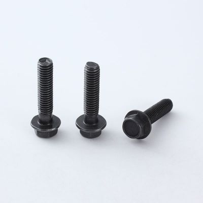 10.9级GB5780-86发黑M5高强度六角法兰螺栓可镀锌外六角螺栓螺丝图3