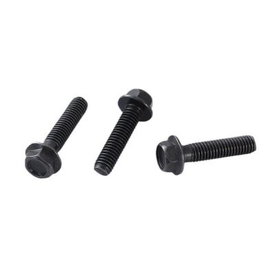 10.9级GB5780-86发黑M5高强度六角法兰螺栓可镀锌外六角螺栓螺丝图5