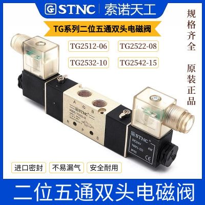 STNC索诺天工TG2512-06两位双头电磁阀TG2522-08/2532-10/2542-15图2