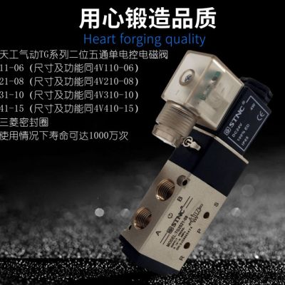 STNC索诺天工TG2521-08气动电磁阀TG2511-06 TG2531-10 TG2541-15图3