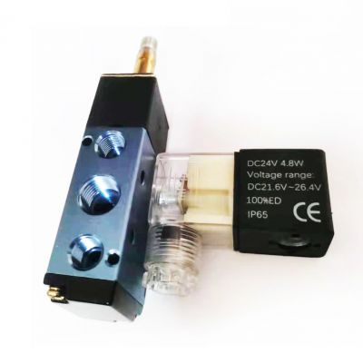 亚徳克型厂家批发速谱电磁阀4V210/220-08二位五通换向先导1/4图4