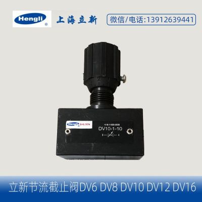 恒立 立新节流截止阀DV DRV DVP DRVP6 8 10 12 16 20 25 30 40图3