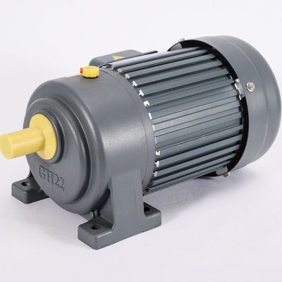 东莞永传电机400W调速电机三相380v变频减速电机立卧式减速马达图2