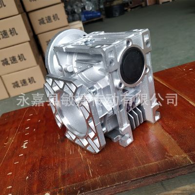 RV减速机小法兰连接 蜗轮蜗杆减速机 立式单级变速器带输出法兰图4