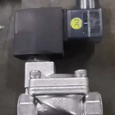 CHISIN先导型SLP水用电磁阀304不锈钢进水阀出水阀图2