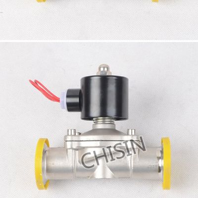 CES卫生级快装电磁阀304不锈钢进水阀出水阀电磁隔膜阀图3