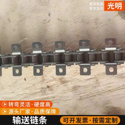 异形链条链轮厂家 工业链条输送链304不锈钢碳钢弯板机械传动链条图4