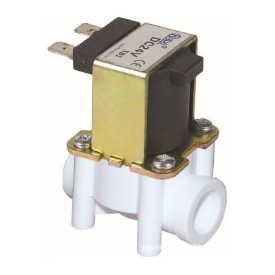 RO机饮水机净水器先导式电磁阀 带废水比电磁阀 塑料进水电磁阀图2