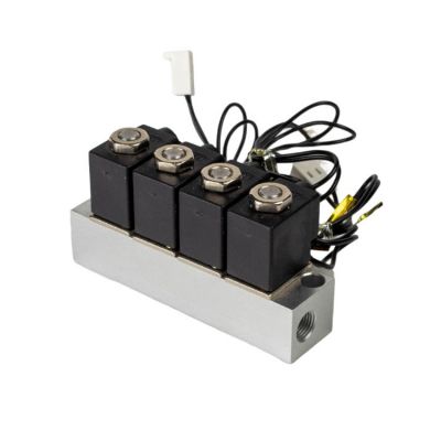 气体一进二出组合电磁阀 一进多出电磁控制阀组合 气阀 气体分流图3