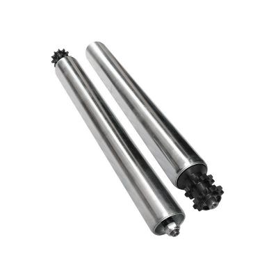 东莞厂家滚轴输送托辊 传送带无动力滚筒 可调积放式单双链轮滚筒图3