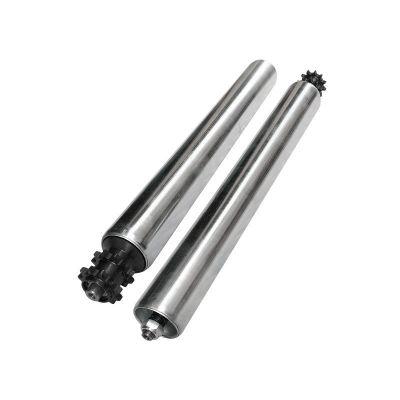 东莞厂家滚轴输送托辊 传送带无动力滚筒 可调积放式单双链轮滚筒图5