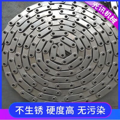 厂家304不锈钢链传动用双节距滚子链 38.1双节距空心链链条图3