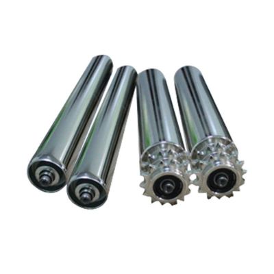 流水线无动力滚筒 不锈钢输送带动力主动滚筒 传送带辊筒滚筒图5