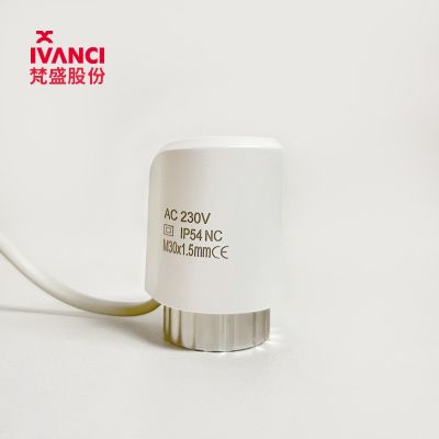 厂家直供常闭型电磁阀电热执行器 230V常开型电热执行器电热头图3