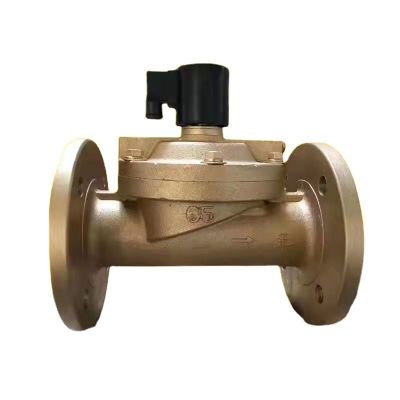 DF常开型水液电磁阀 DF系列工业电磁阀 法兰铸铁水液气电磁阀图5