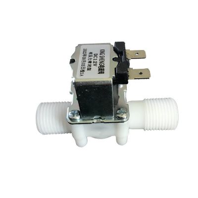 4分塑料电磁阀外螺纹G1/2 DN15常闭式进水四分放水阀220V 12V 24V图4