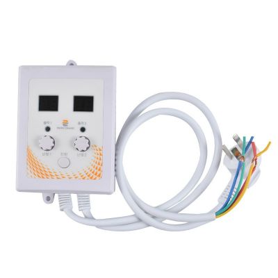 新款电热膜家用温控器 昊逸智能数字可控硅 双温双控静音温控器图5