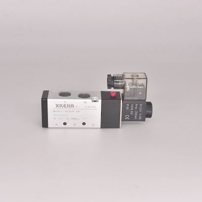 厂家供应24v220v二位五通控制阀4V210-08/4V320-10气动电磁阀图3