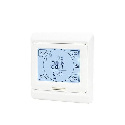 LCD触摸屏智能温控器 远程水地暖电地暖温控器 采暖温控器图2