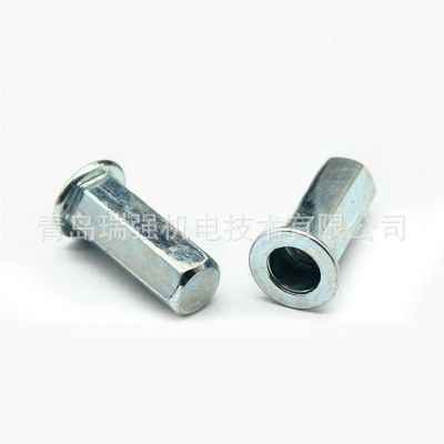 碳钢拉铆螺母 平头全六角盲孔拉帽锚接M3-M12大小沉头铆螺帽图4