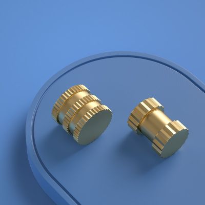 盲孔铜镶嵌件 注塑铜螺母 铜预埋件 铜滚花铜件M2M2.5M3M4M5M6M8图2