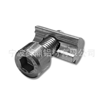 厂家供应T型弹珠M8铝螺母，欧标太阳能光伏安装支架夹紧螺母图3