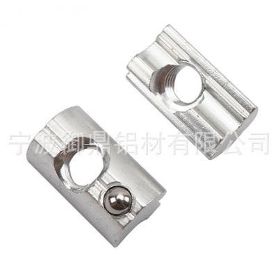 厂家供应T型弹珠M8铝螺母，欧标太阳能光伏安装支架夹紧螺母图5