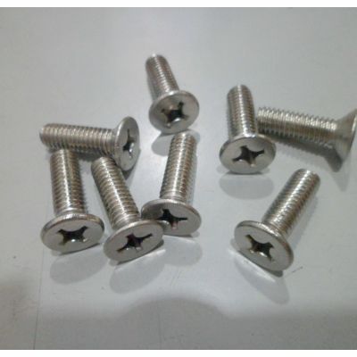 201/304不锈钢沉头螺钉/平头螺丝/十字沉头螺钉M3*4-M3*50图5