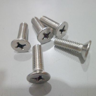 201/304不锈钢沉头螺钉/平头螺丝/十字沉头螺钉M3*4-M3*50图4