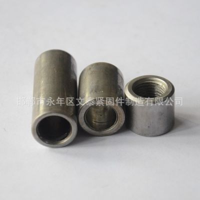 铁本色圆柱螺母M8套管20外径焊接圆柱螺母车架焊接母加长母圆套管图4