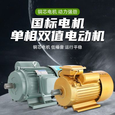 单相电机220V小型两厢0.75/1.1/1.5/2.2/3/4KW全铜异步电动机图4