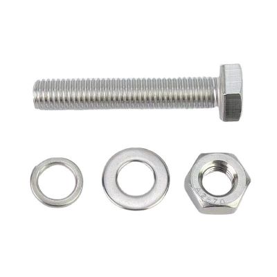 201不锈钢外六角螺栓套装加长螺丝螺母平弹组合大全M4M5M 6M8-M20图5