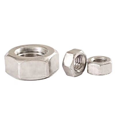 201不锈钢六角螺母M2M3M5M56不锈钢外六角螺母螺帽丝帽图3