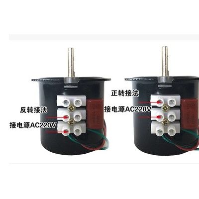 68KTYZ交流永磁同步电机220V 28W正反转微型低速多转速大力矩马达图2