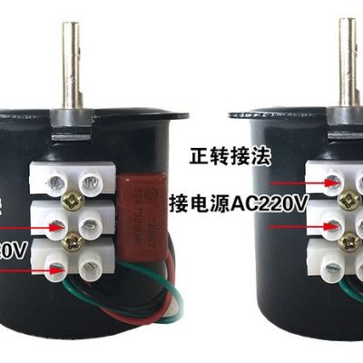 小马达60KTYZ爪极式永磁同步电机 220V慢速电动机微型正反转大力图3