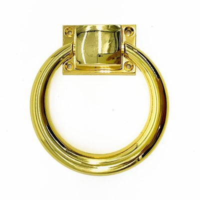 现代简约家具拉手亮银色单孔抽屉门把手衣柜圆环吊环拉手五金配件图5